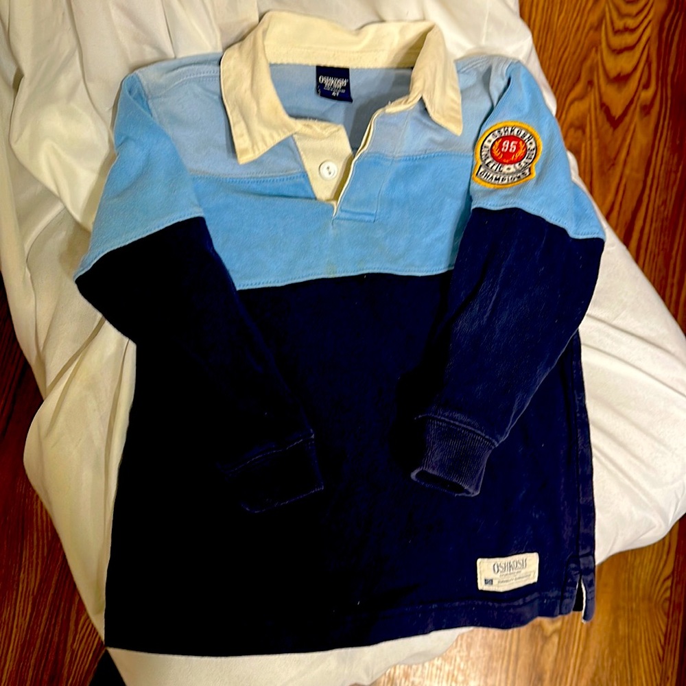 OshKosh Athletic League Long Sleeve Shirt Boys 4T
